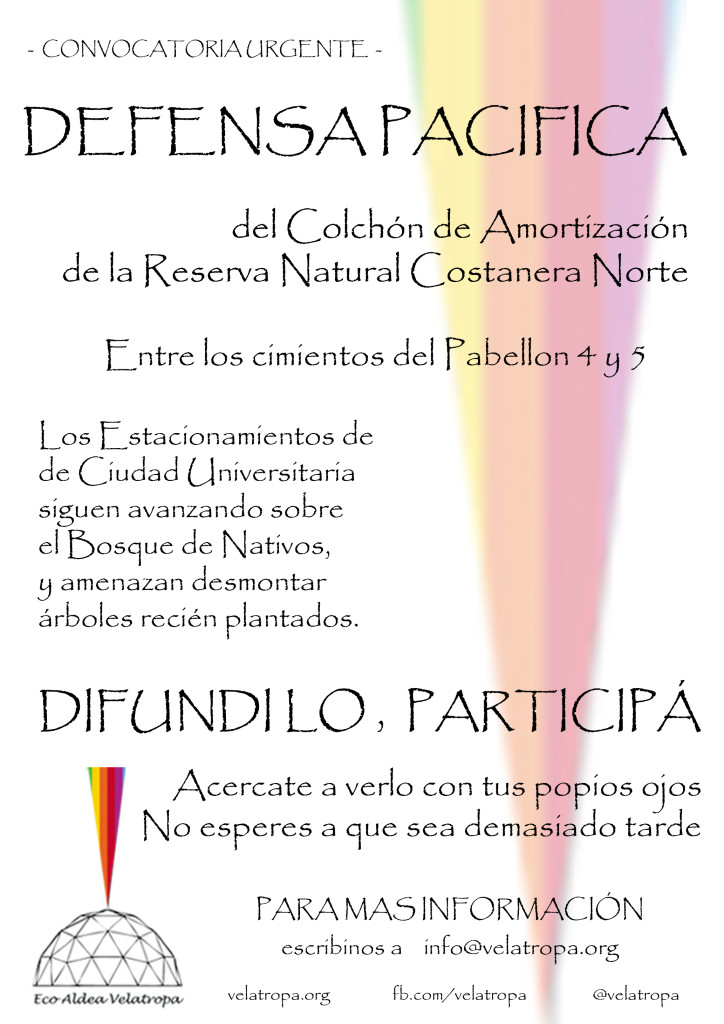 DEFENSA PACIFICA - Flyer Convocatoria